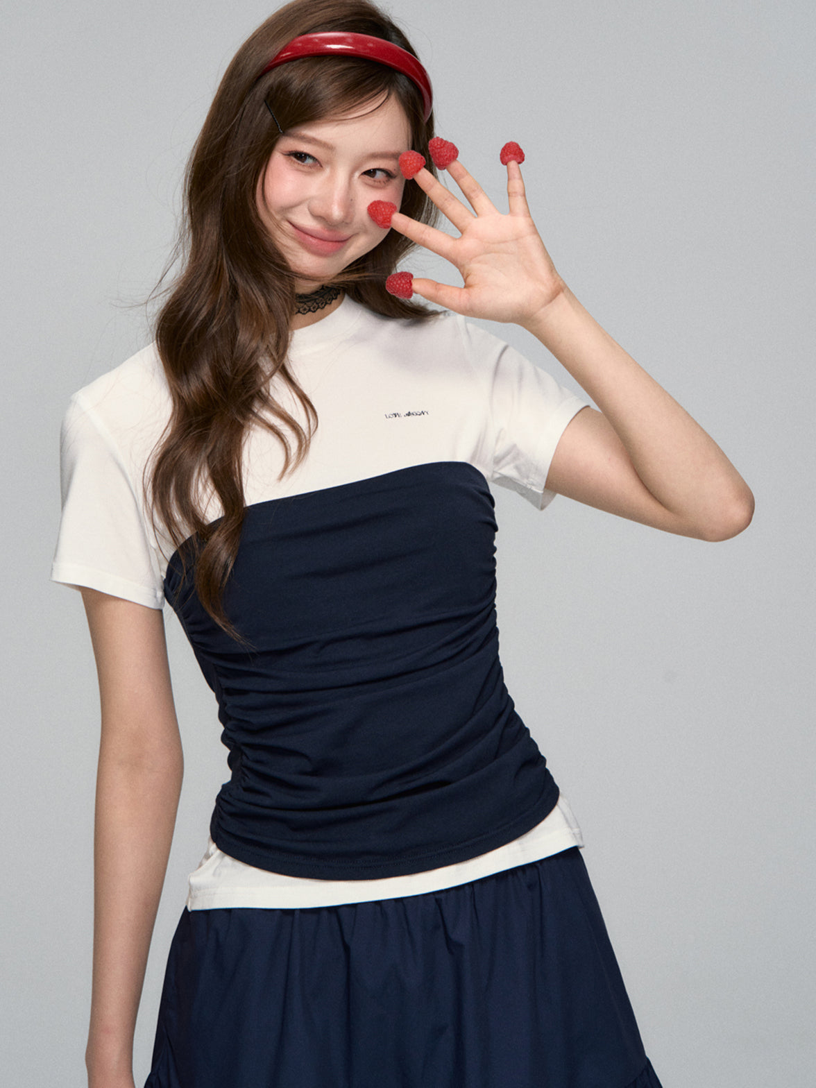 Layered Illusion Fitted T-shirt