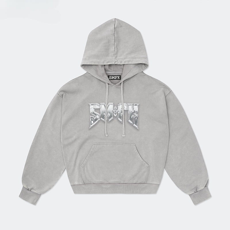 Metal Rock Oversized Hoodie - CHINASQUAD
