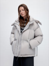 Windproof Hooded Duck Down Jacket - CHINASQUAD