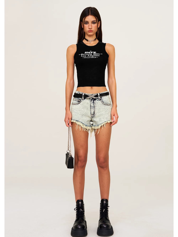 Spring/Summer New - Arrival Loose - Fit Denim Shorts - CHINASQUAD