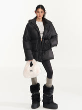 White Duck Down Hooded Jacket - CHINASQUAD
