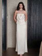 Halter Bowknot Cowl Neck Backless Dress - CHINASQUAD