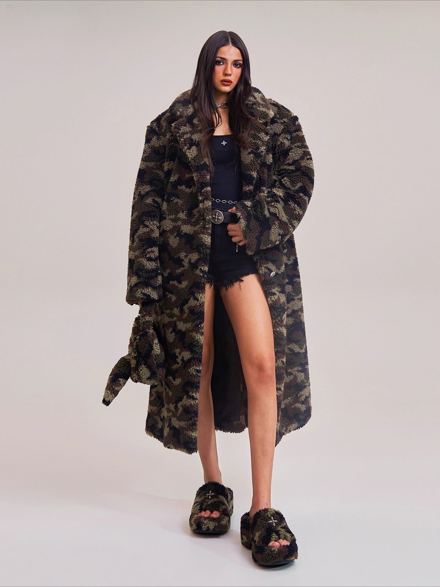 Nomad Cross Wool Oversized Coat