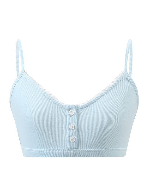 Blue & Pink Striped Cover-Up & Cami Set - CHINASQUAD