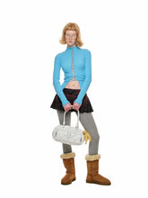 Lace-Up Ribbed Turtleneck - CHINASQUAD