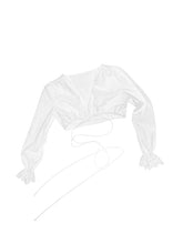 White Dual-Waist A-Line Skirt  - CHINASQUAD