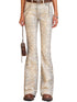COMPASS Classic Storm Denim Flare Pants - CHINASQUAD