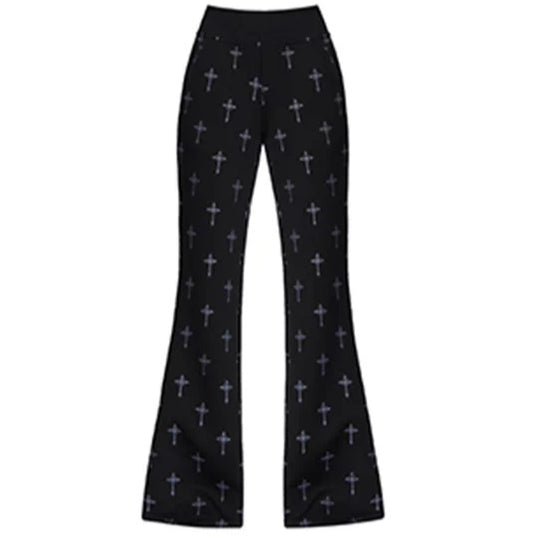 Hooded Sweatshirt Set with Shorts & Flared Pants