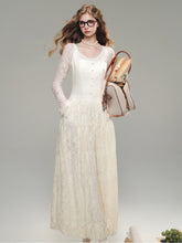 Velvet Lace French Dress - CHINASQUAD