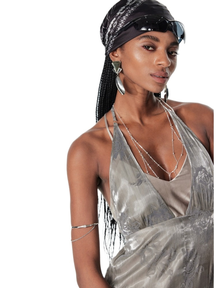 Punk Snake Print Scarf - CHINASQUAD