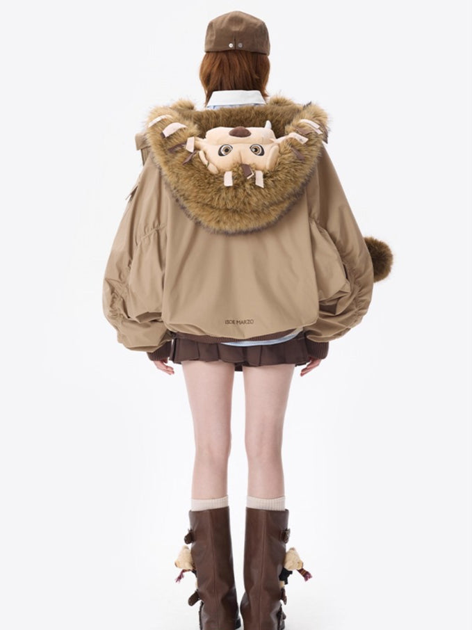 Luna Lovegood Lion Head Quilted Jacket