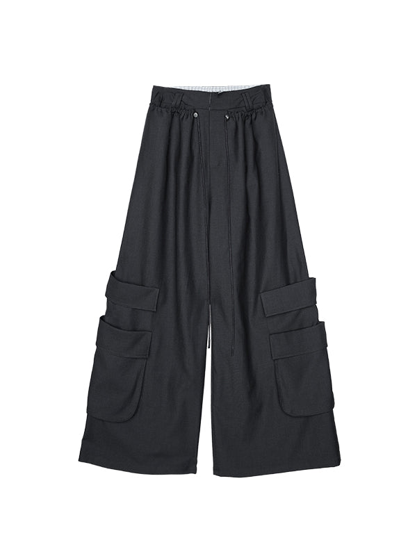 Oversized Utility Suit Pants - CHINASQUAD