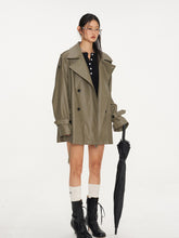 Classic PU Trench Leather Jackets - CHINASQUAD