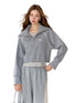 Two-Piece Embroidered Cropped Hoodie - CHINASQUAD