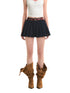 High-Waisted A-Line Short Denim Skirt - CHINASQUAD