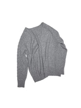 Suede V-neck Loose Sweater - CHINASQUAD