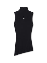 “Djembe Series” 100% Wool Asymmetric Hem Turtleneck T-shirt - CHINASQUAD