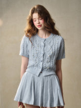 Pearl Mohair Knit Cardigan - CHINASQUAD