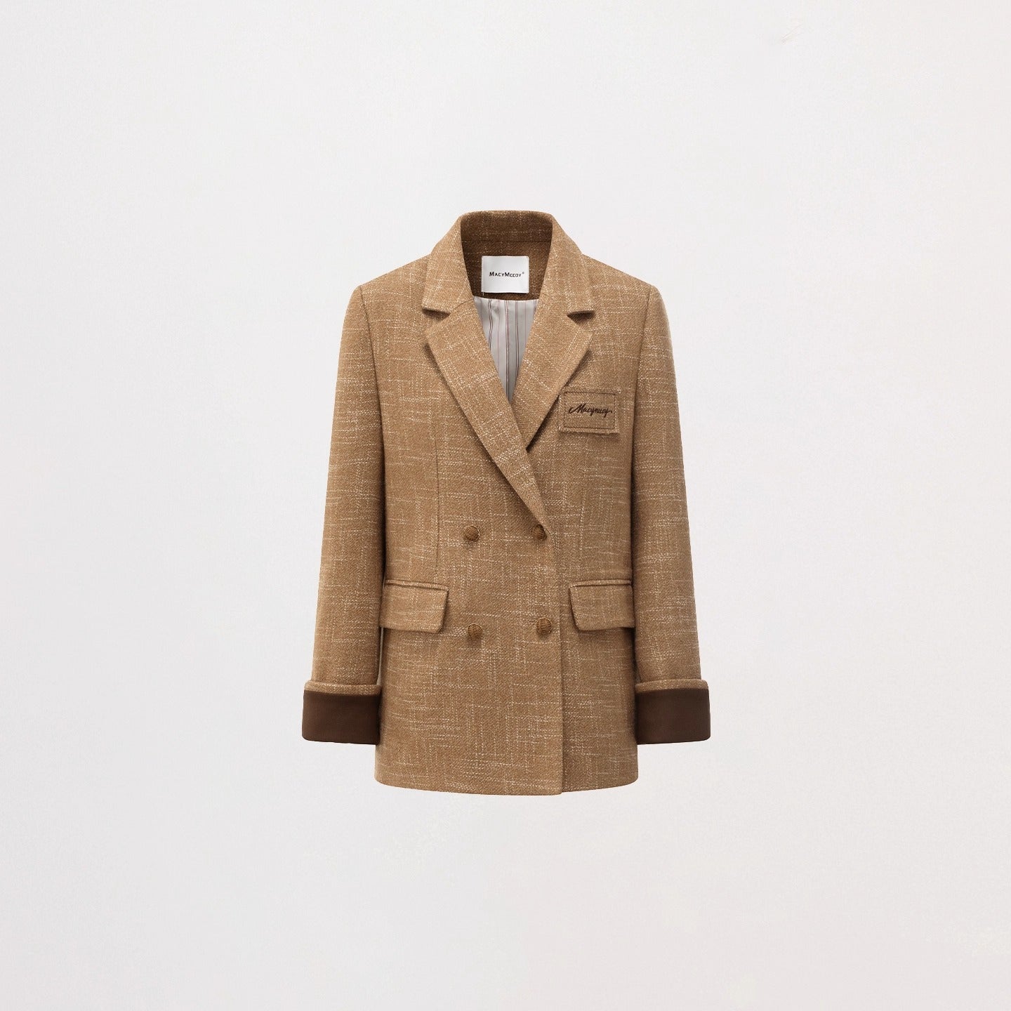 Vintage Wool-Blend Blazer - CHINASQUAD