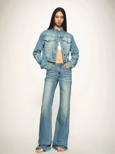Natural Waist Fitted Straight Jeans - CHINASQUAD