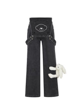 Vintage Loose Denim Overalls - CHINASQUAD