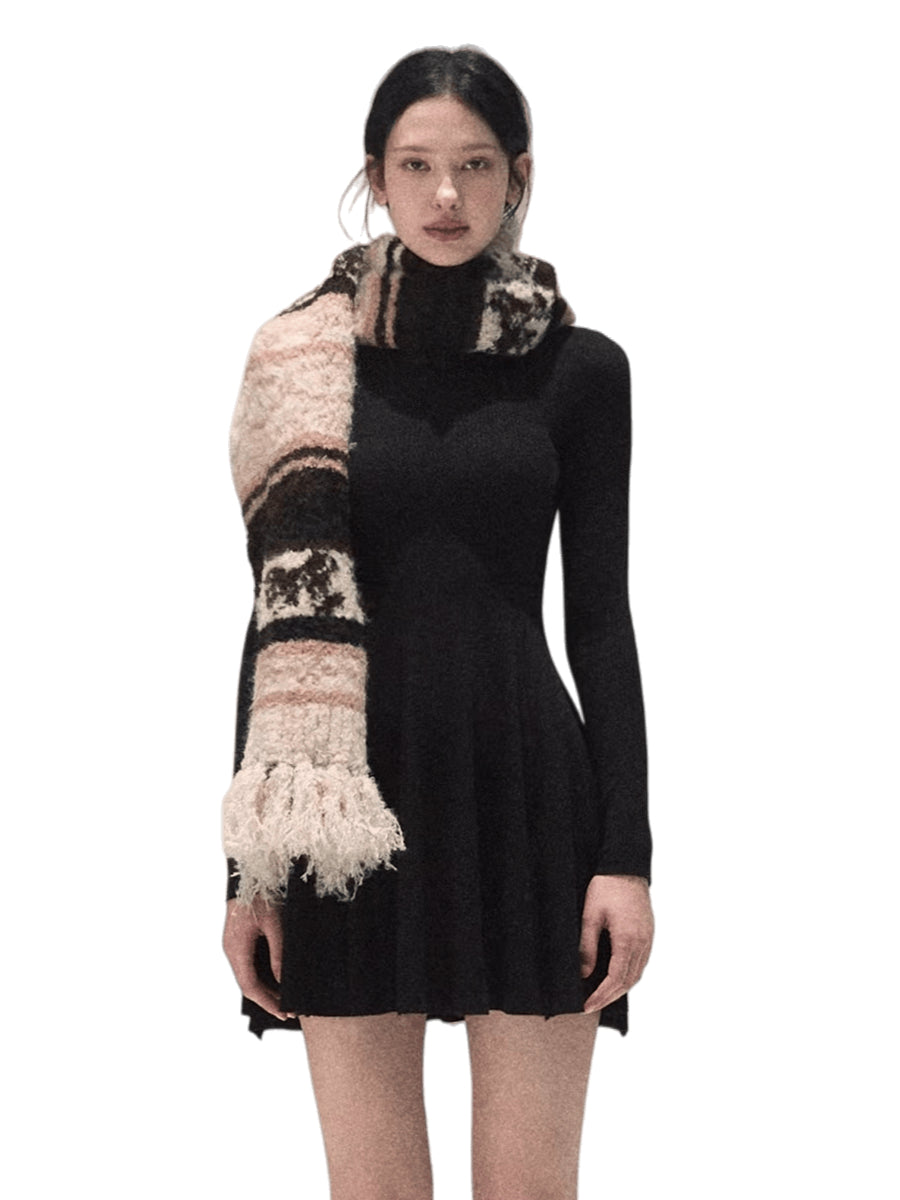 Handcrafted Fair Isle Wool Scarf