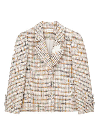 Wool Lapelled Structured Blazer - CHINASQUAD