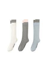 Color Block Miu Style Mid-Calf Socks - CHINASQUAD