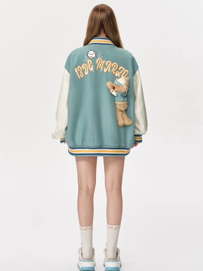 Bear Baseball League Jacket - CHINASQUAD