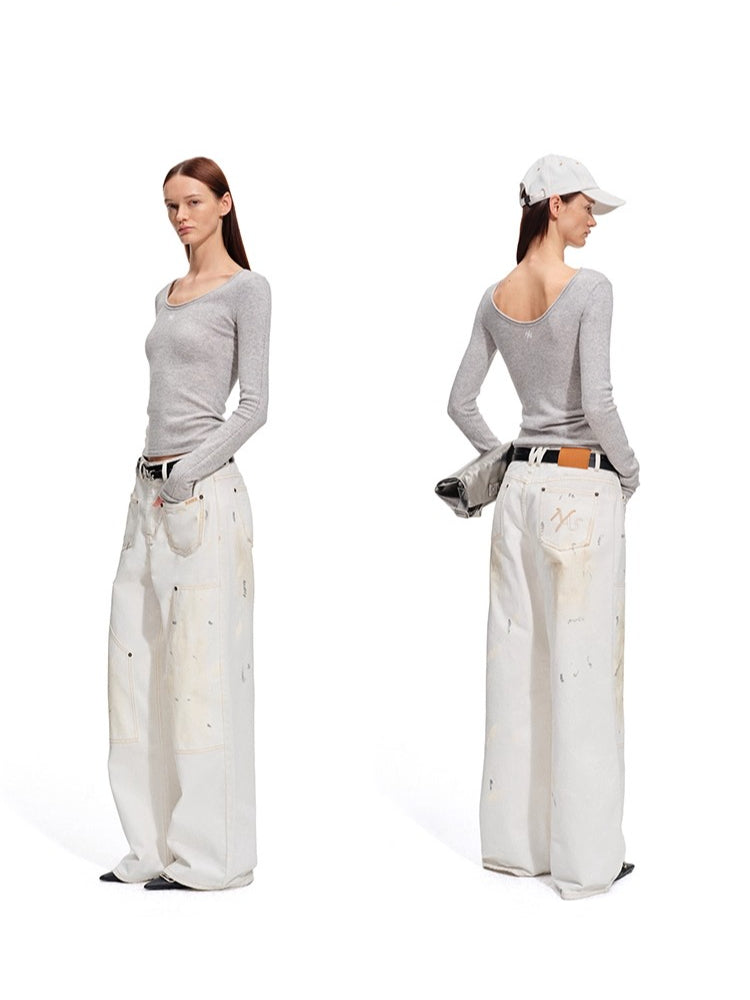 Polar Contour Leather Belt