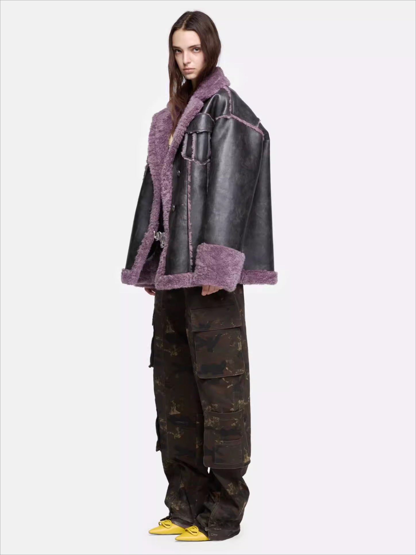 Faux Shearling Bonded Jacket