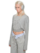 Patchwork Wide-leg Sweatpants - CHINASQUAD