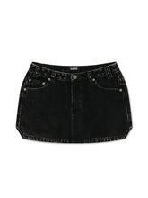Classic Cross Angled Denim Skirt - CHINASQUAD