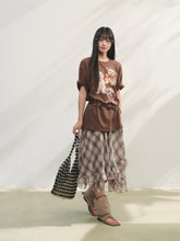 Irregular Ruffle  Top & Midi Skirt Set - CHINASQUAD