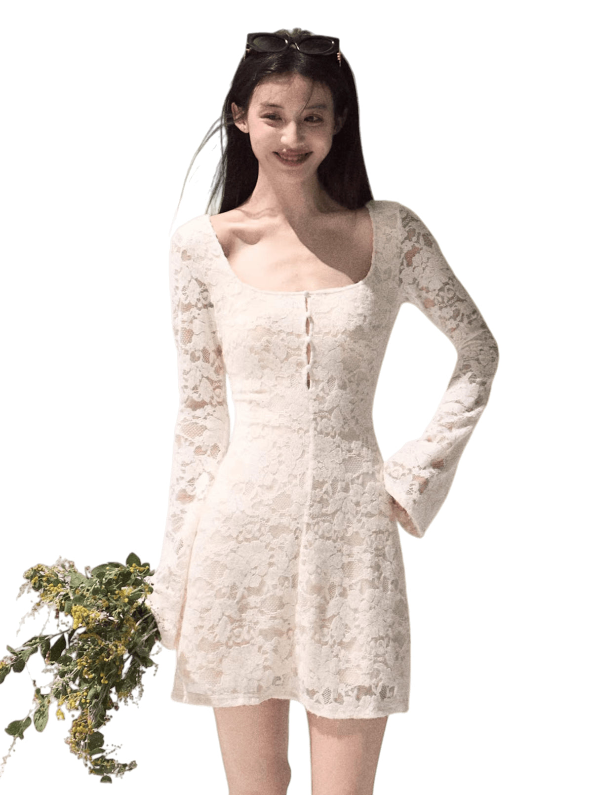 Sculpting Long-Sleeve Stretch Dress