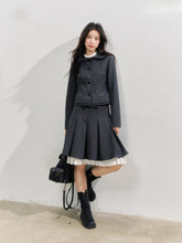 Preppy Style Lapel Suit Jacket & Skirt Set - CHINASQUAD