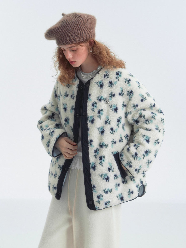 Double-Sided Quilted Colorblock Down Jacket - CHINASQUAD