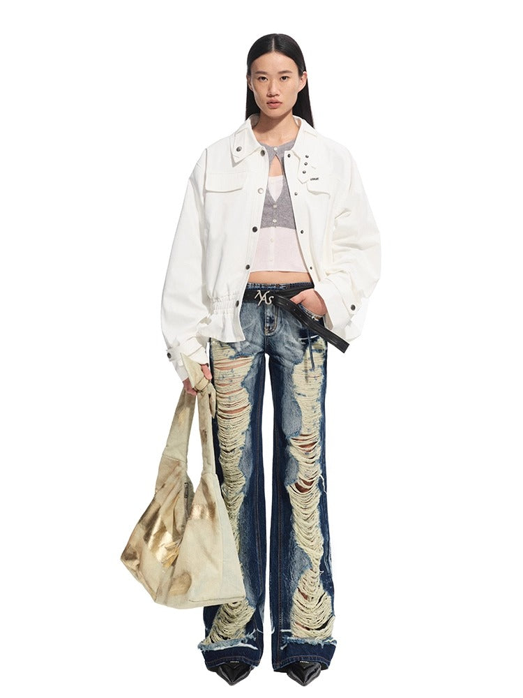 "Feria Series" Volcano Ripped Jeans - CHINASQUAD