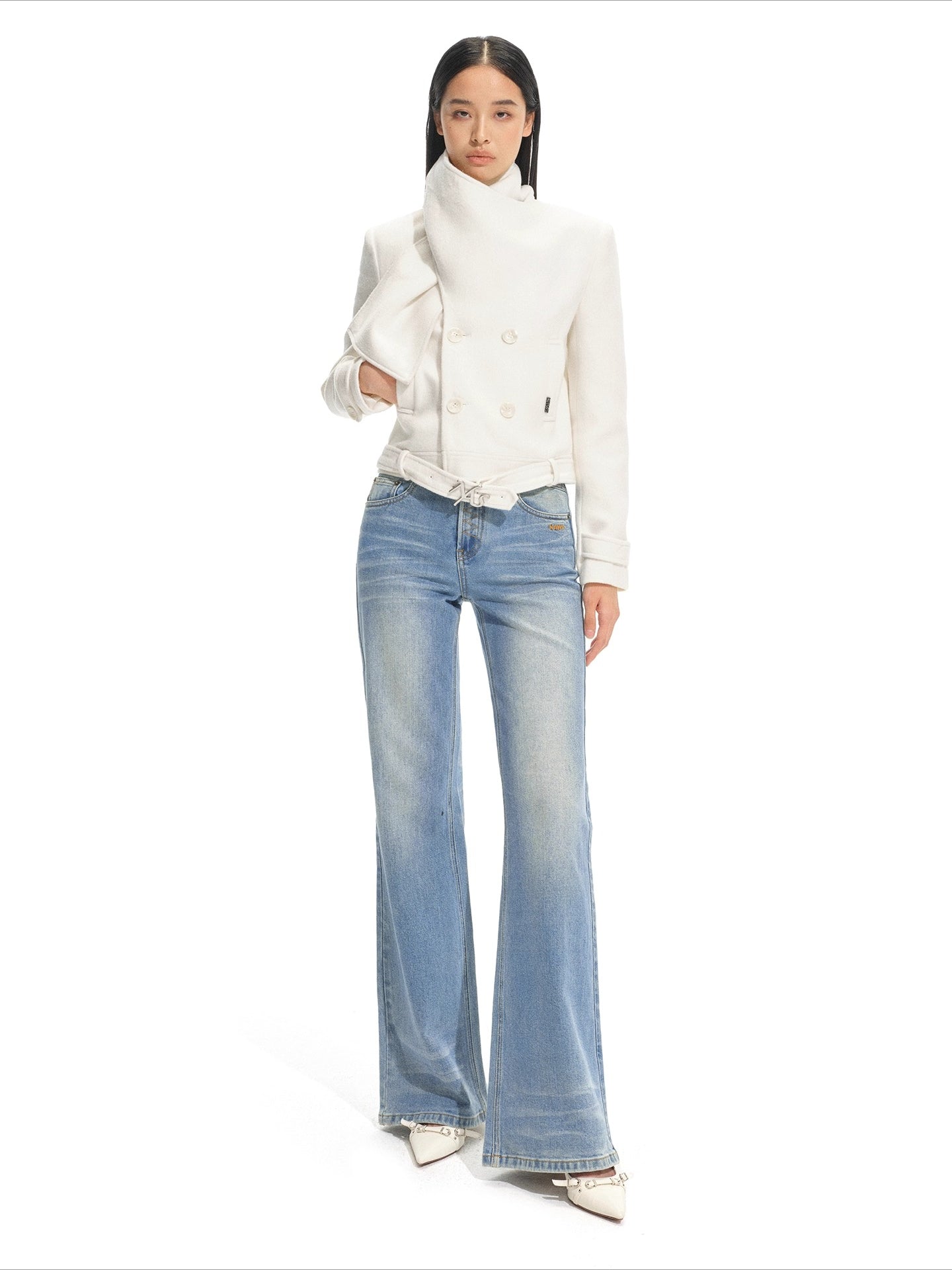 Rose Shawl Wool Short Jacket