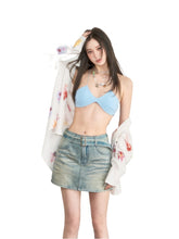 Short Bright Colored Strapless Strap - CHINASQUAD