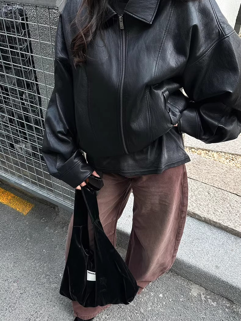 Spray-Wash Panelled Brushed Cargo Pants