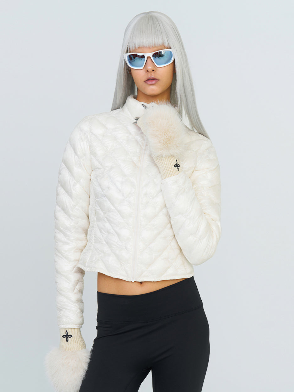 SMFK Compass Snowman Furry Gloves - CHINASQUAD