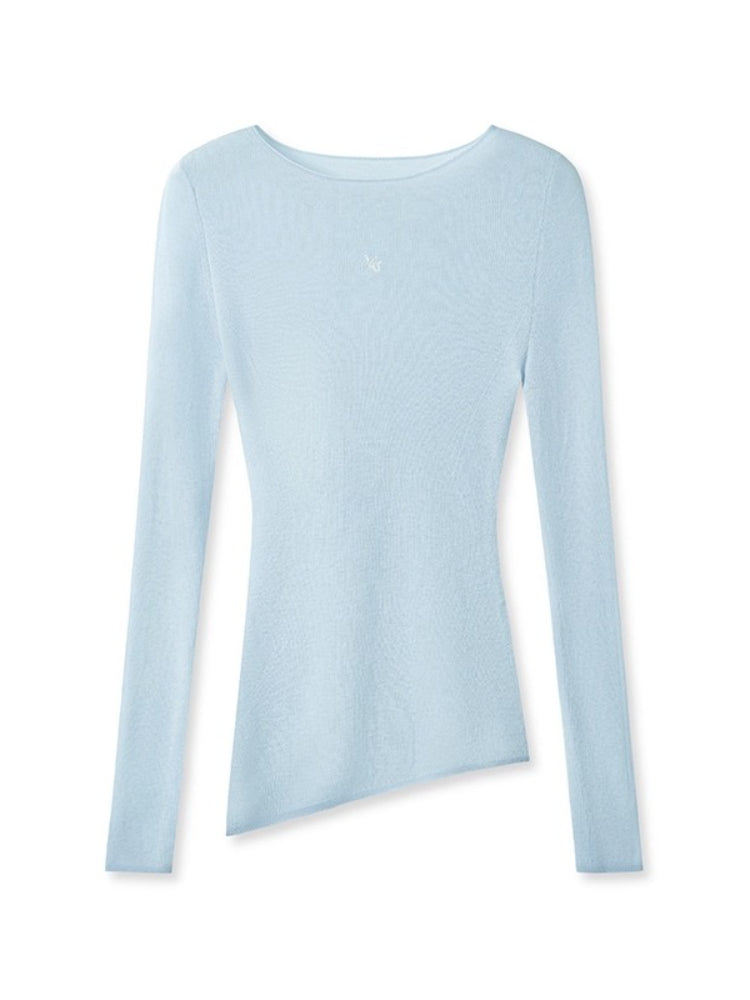 "Djembe Series" Meghan High-Neck Long-Sleeve Knit Sweater - CHINASQUAD