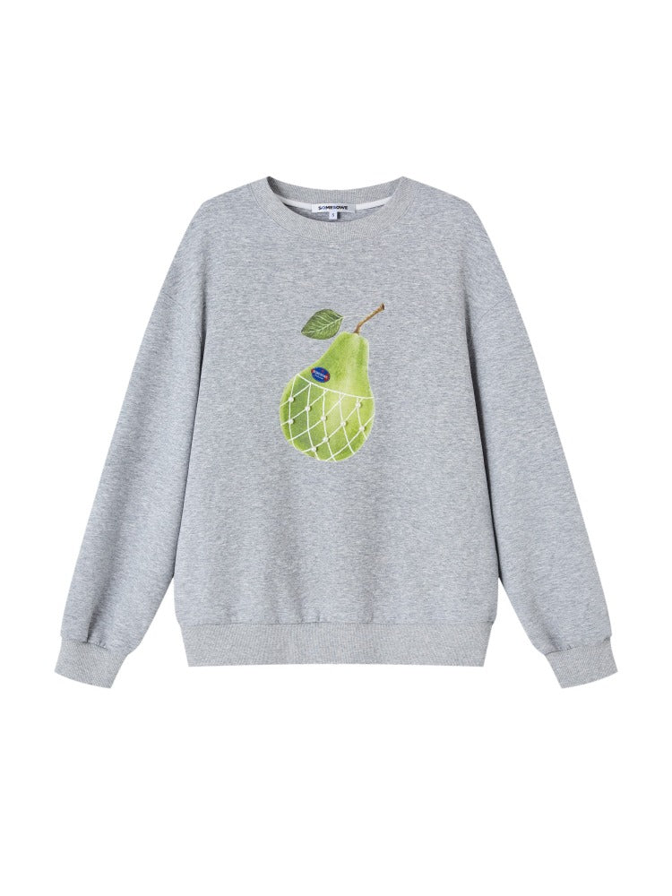Pear Printed Sweatshirt - CHINASQUAD