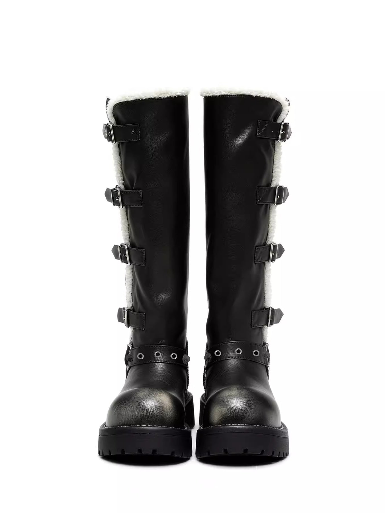 Convertible Fold-Over Knight Boots