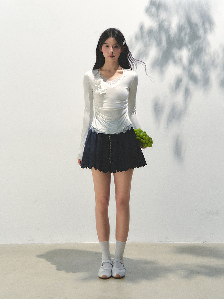 Sun Protection 3D Lace T-shirt