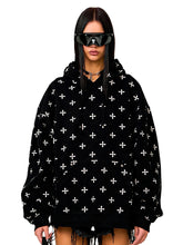 Black Garden Oversized Hoodie - CHINASQUAD