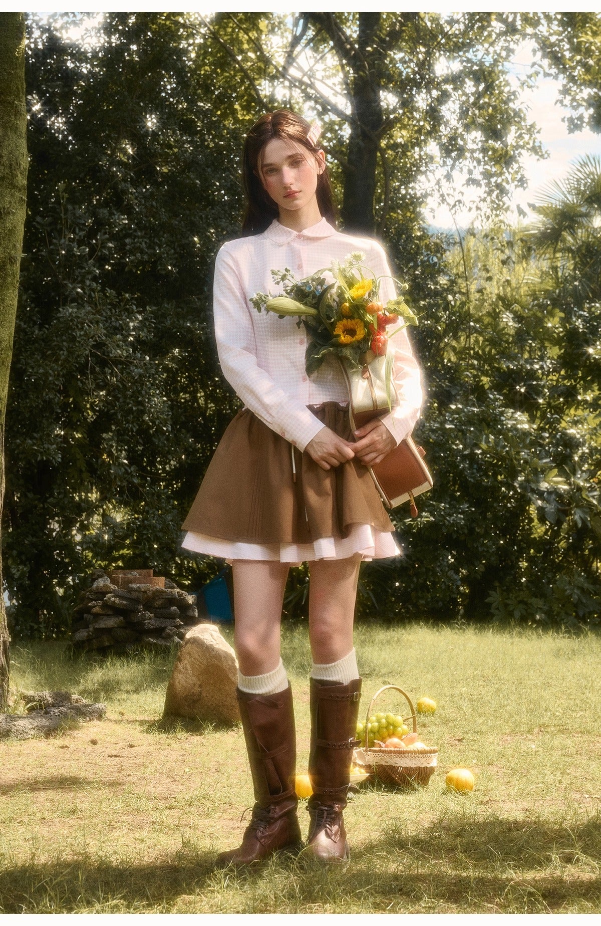 Cosagach Cloud Plaid Cotton Shirt - CHINASQUAD