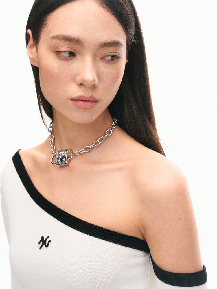 Light Luxury Rhinestone Vintage Adjustable Lock Chain - CHINASQUAD