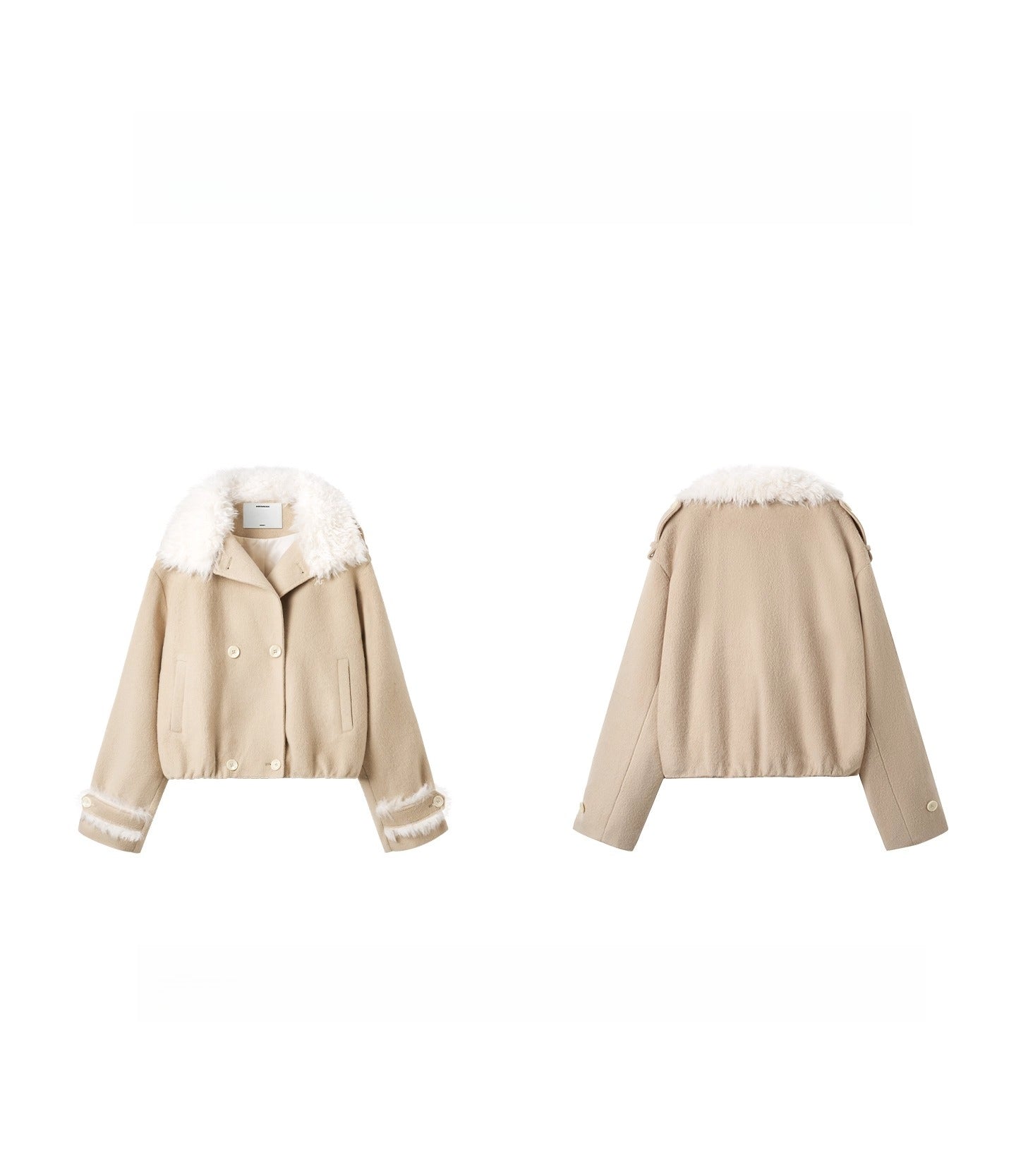 Polar Sculpted Wool-Blend Jacket